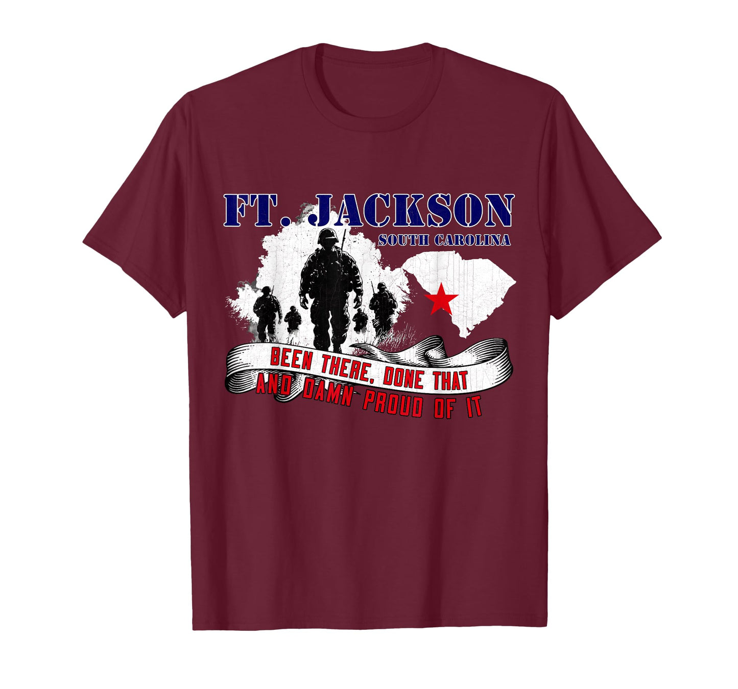 Fort Jackson South Carolina US Military Base Veterans Day T-Shirt