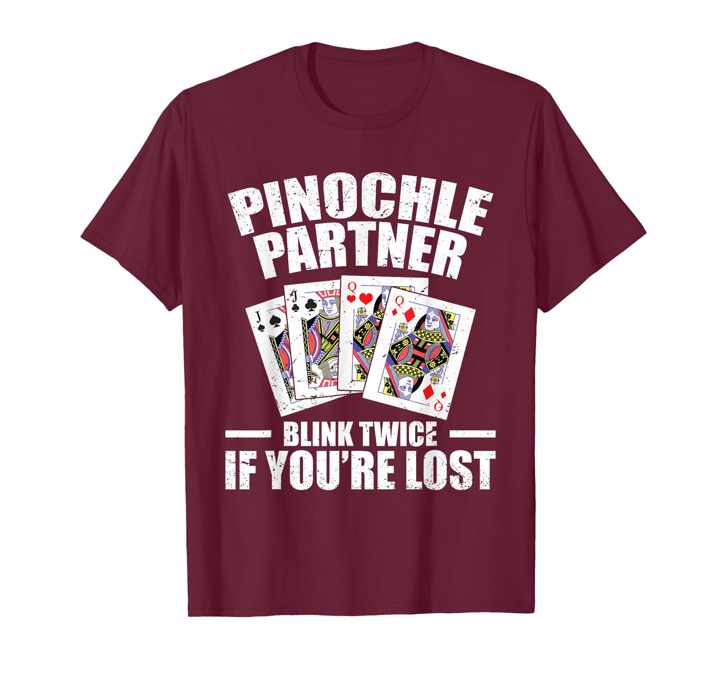 Pinochle Partner Tournament Souvenir Penuchle Card Game T-Shirt