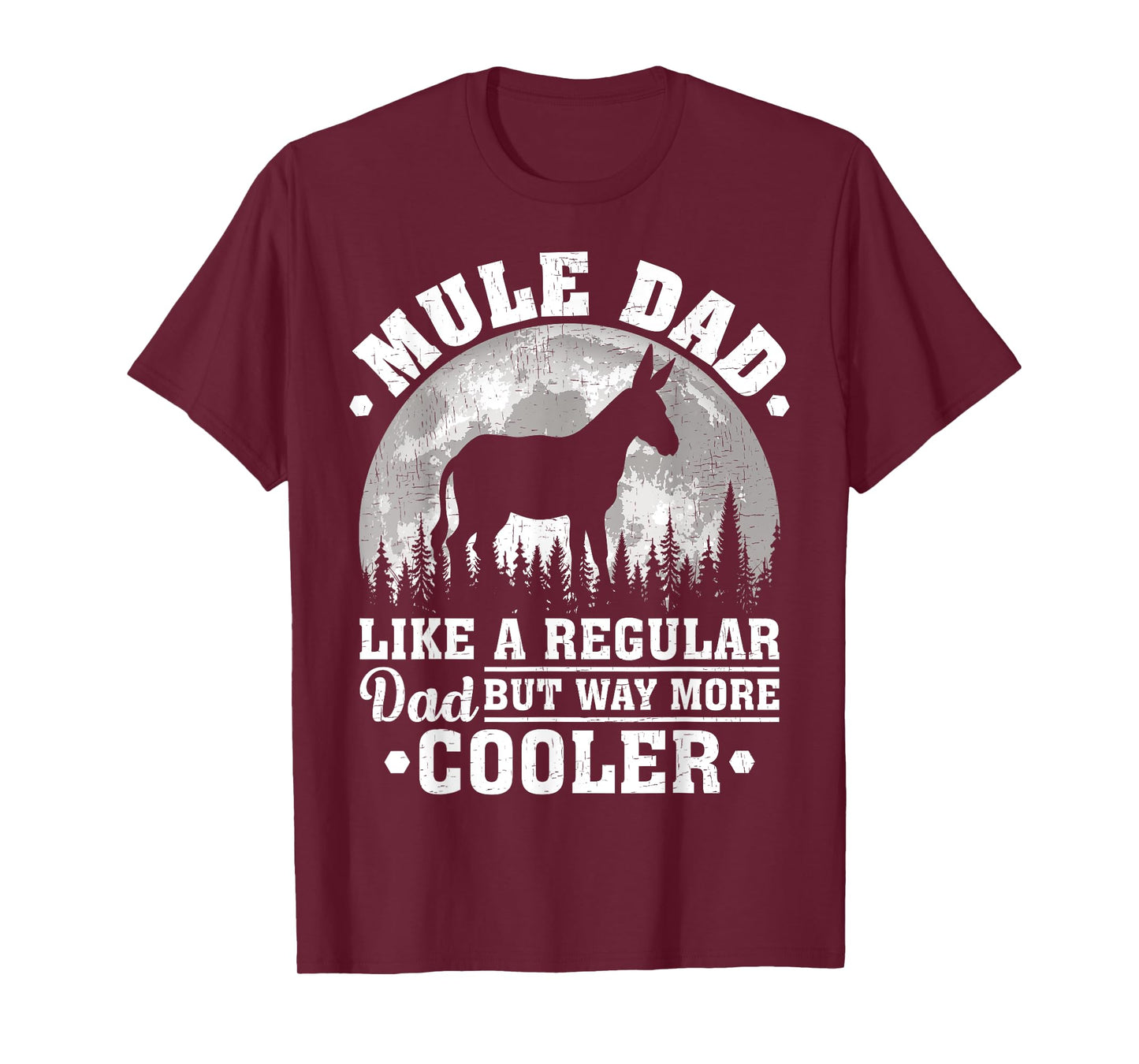Mule Dad Like A Regular Dad Funny Mule Father's Day T-Shirt