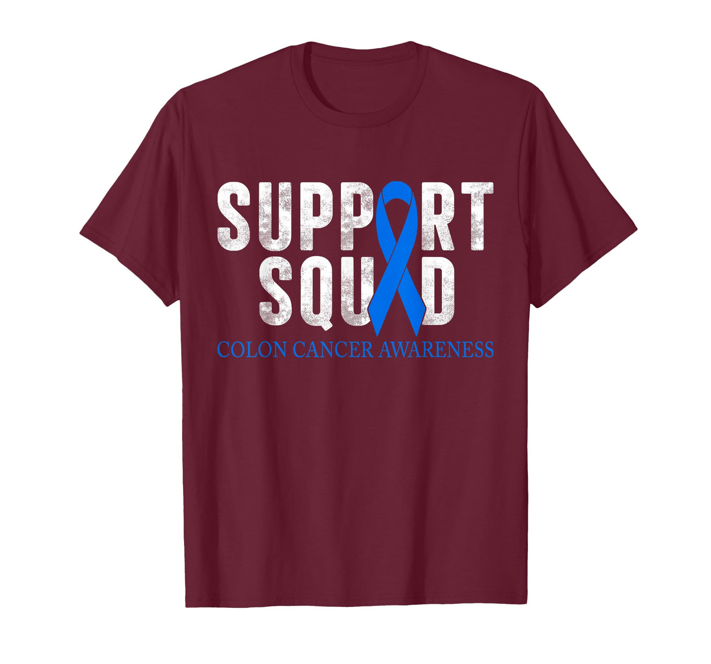 Colon Cancer Shirt Colon Cancer Awareness Support Squad T-Shirt