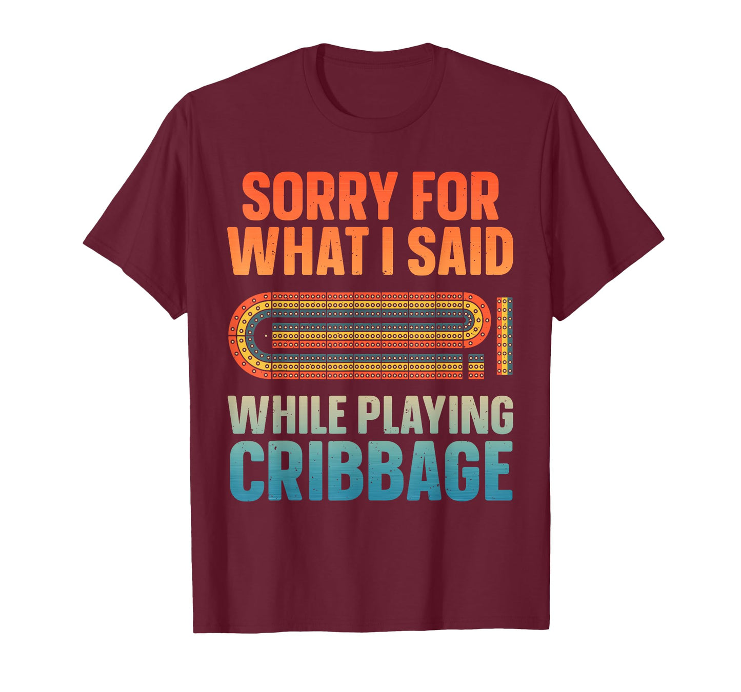 Cribbage Art for Men Women Kids Card Game Cribbage Player T-Shirt