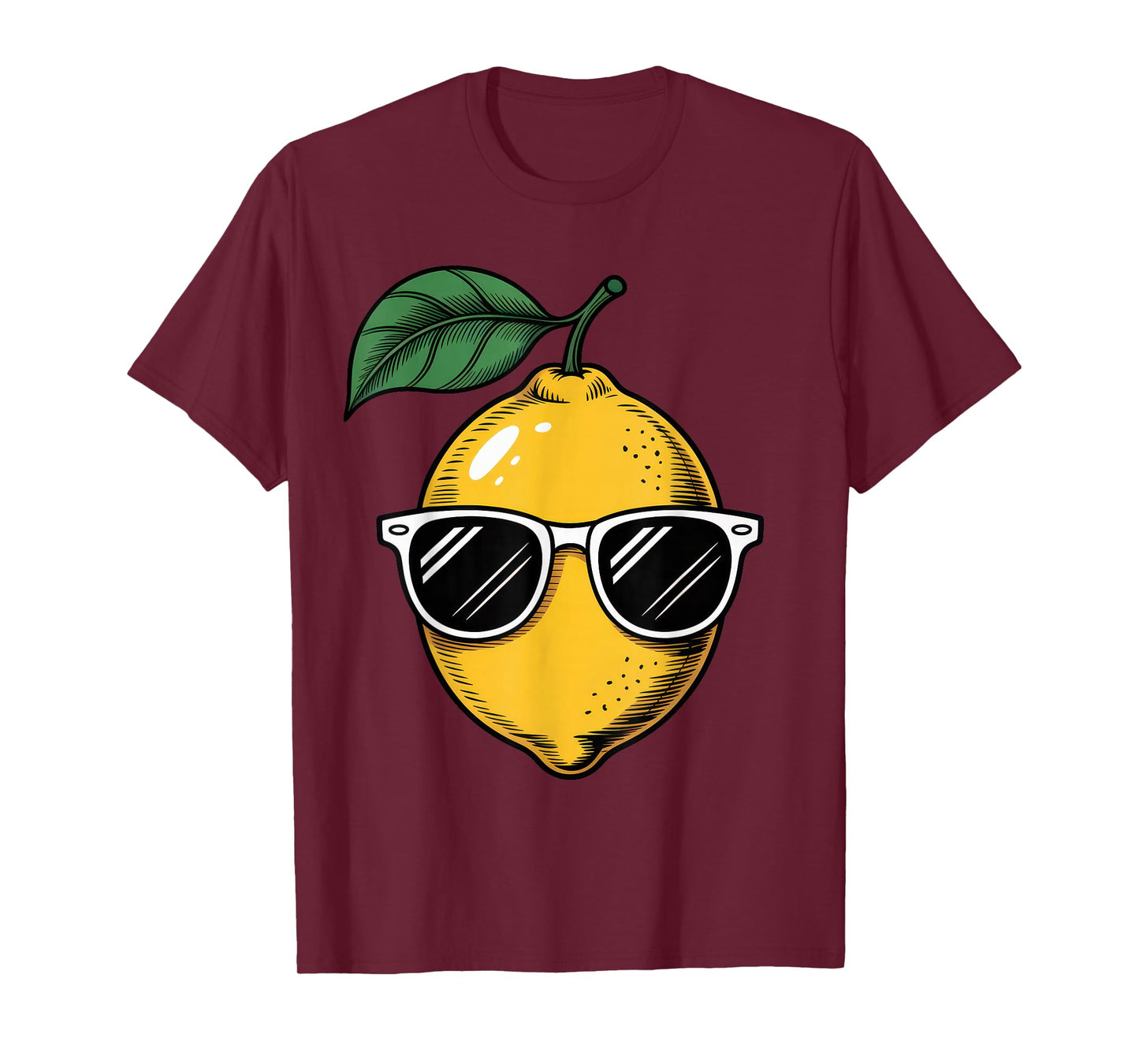Lemon Sunglasses Women's Men's Kids Cute Funny Fruit Graphic T-Shirt