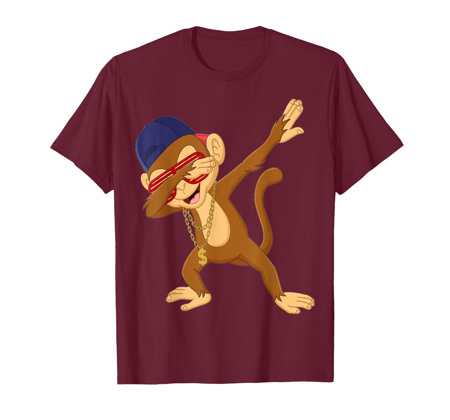 Dabbing Monkey Dab Dance Funny Monkey Graphic T-Shirt