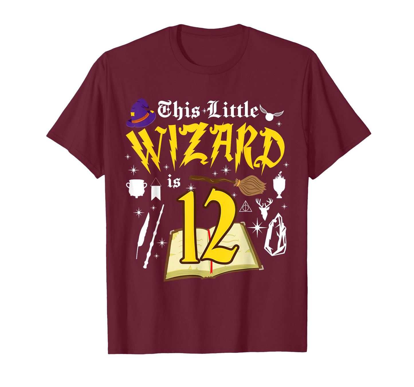12th Birthday Wizard Magic 12 Year Old Funny B-Day Matching T-Shirt