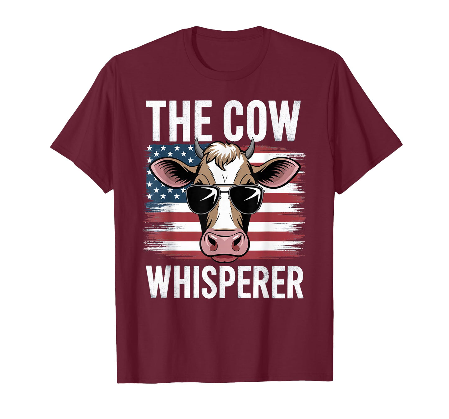 Men Women The Cow Whisperer Farmer Animal Farm Funny T-Shirt