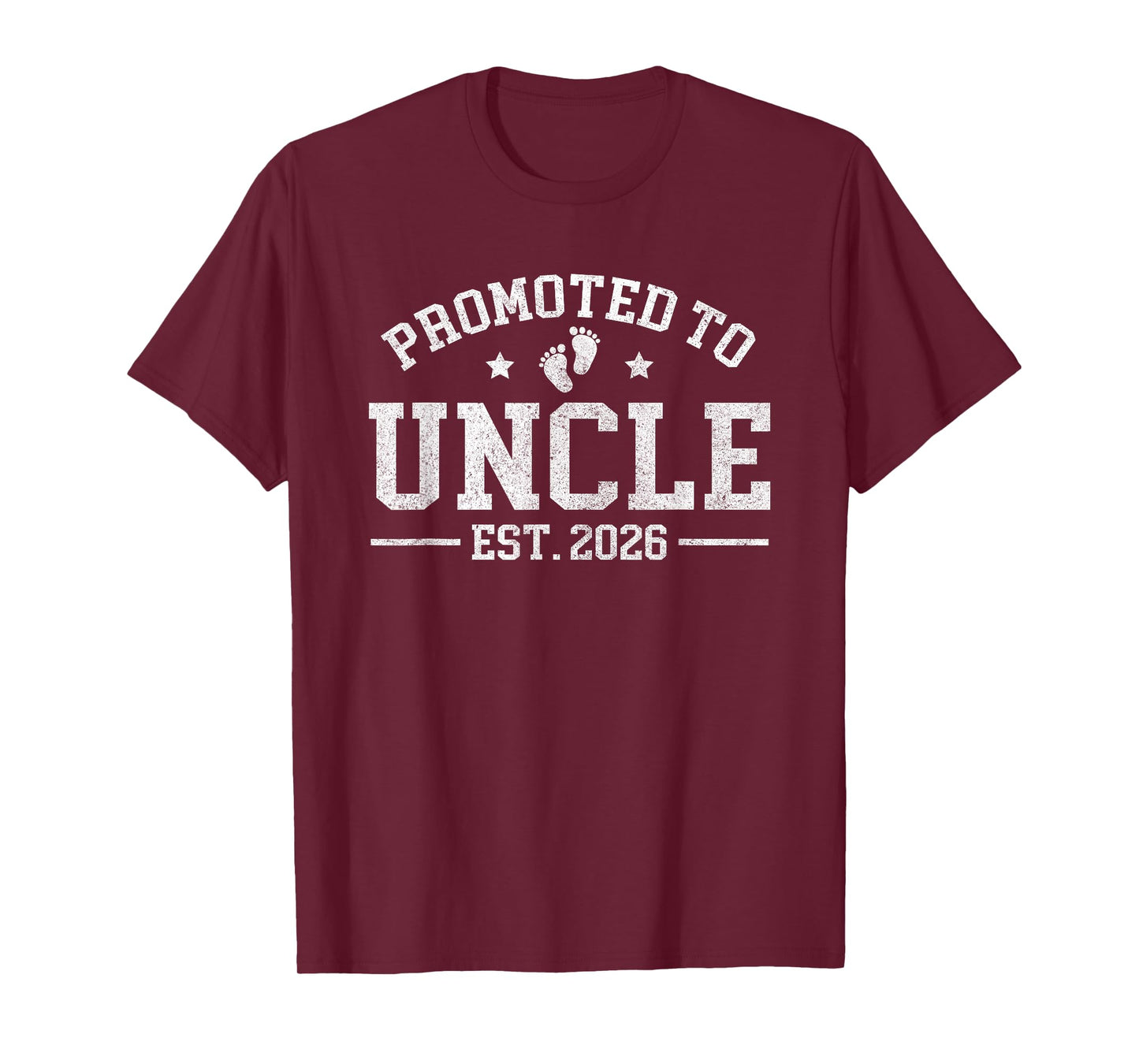 Promoted to Uncle est. 2026 Baby Announcement for Uncle T-Shirt