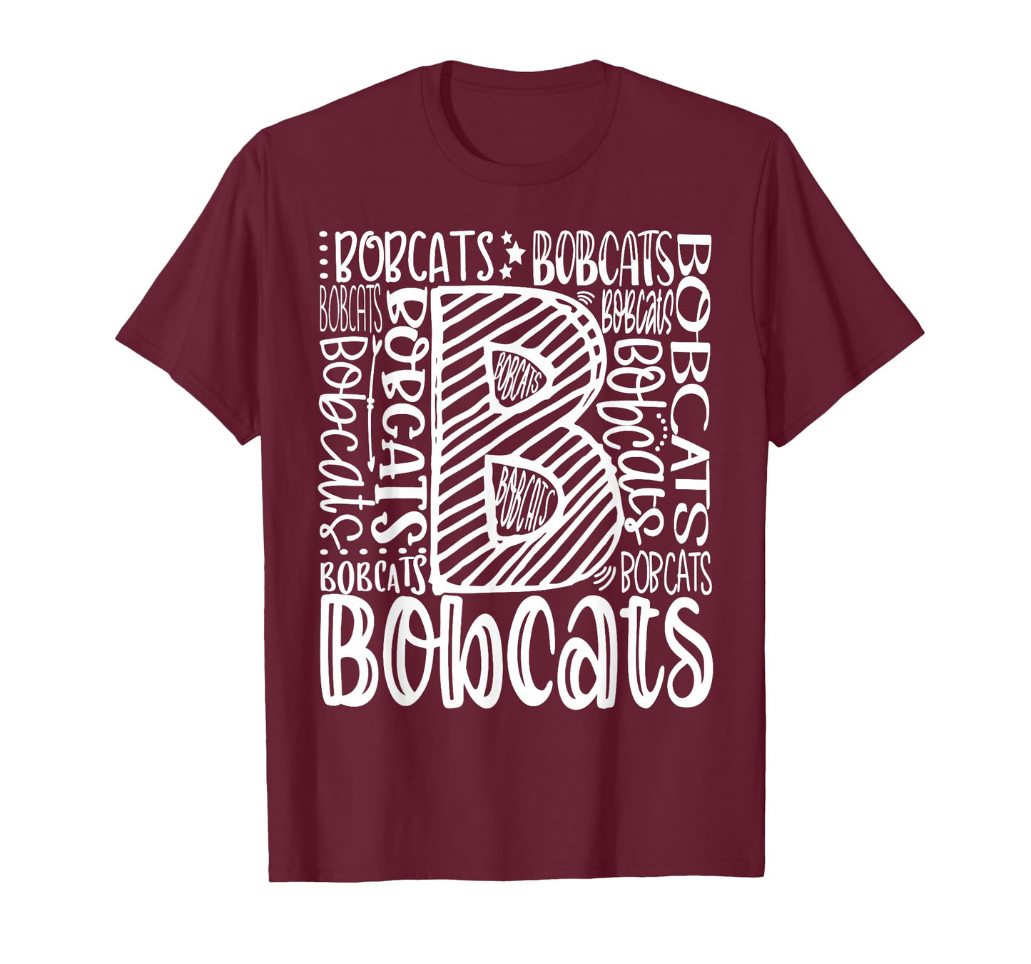 Bobcat School Spirit Leopard Sport Fan Game Day Party T-Shirt