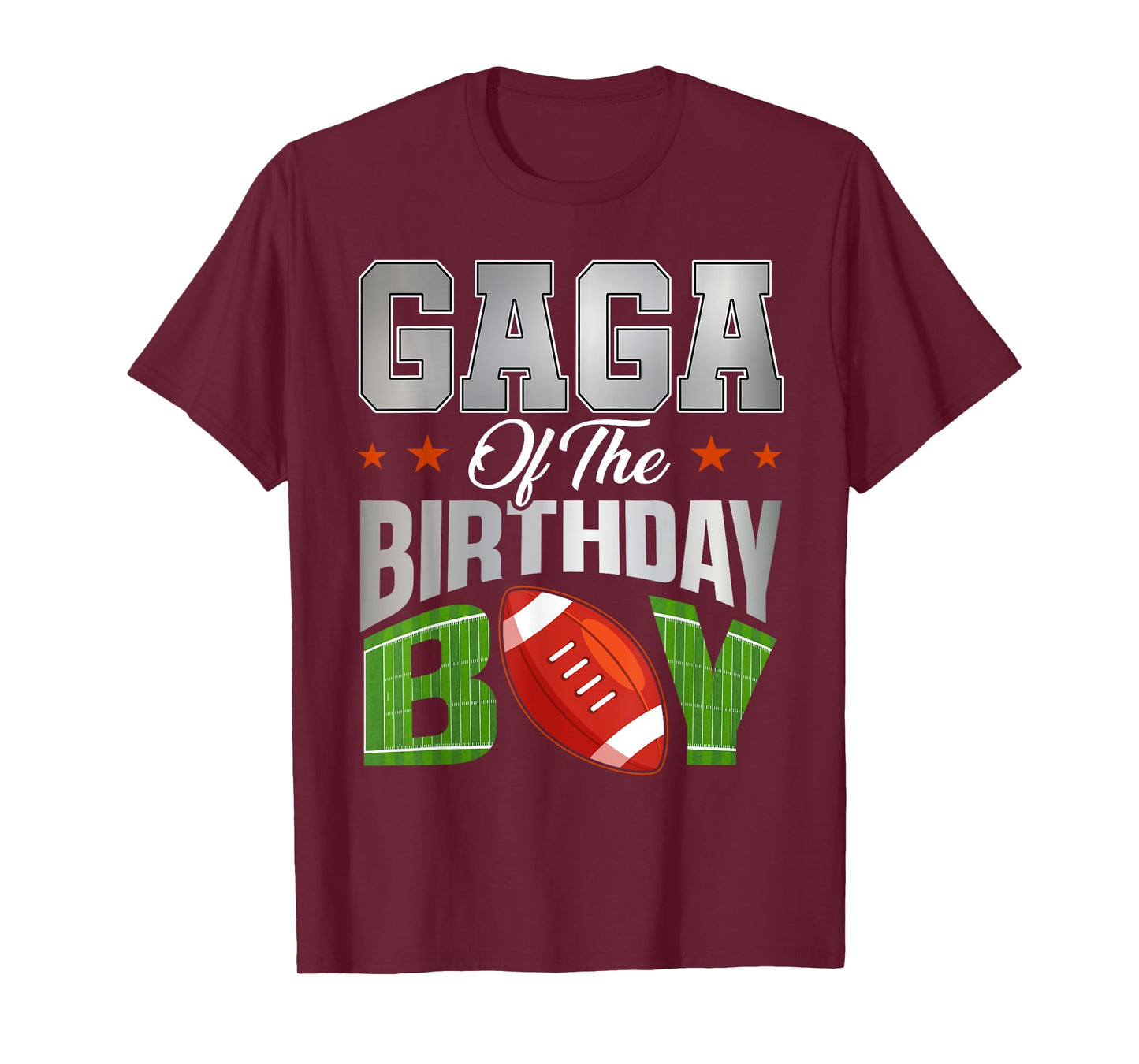 Gaga of The Birthday Boy Football Party Family Matching T-Shirt