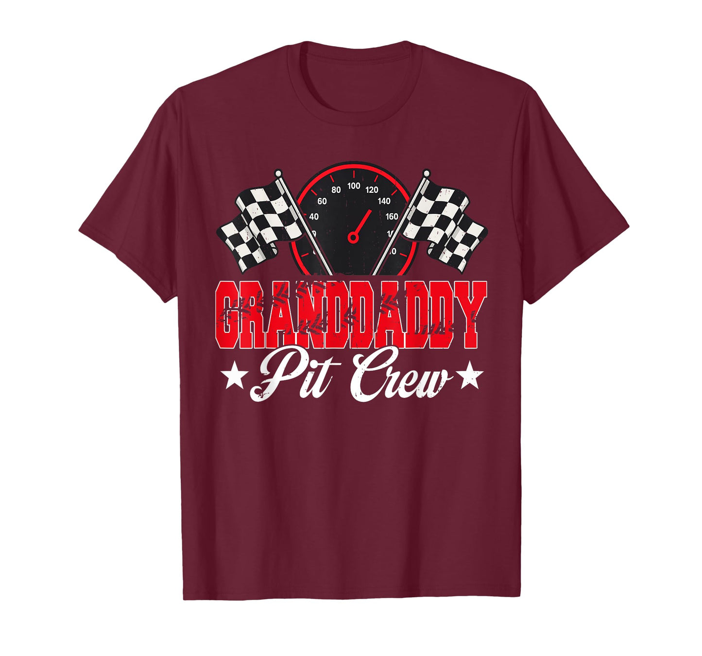 Race Car Birthday Party Racing Family Granddaddy Pit Crew T-Shirt