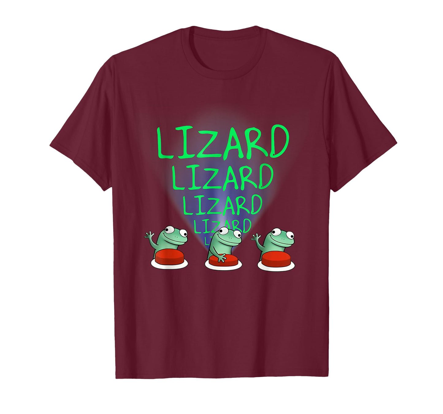 Funny Weirdcore Animal Women Men Lizard Lizard Lizard Meme T-Shirt