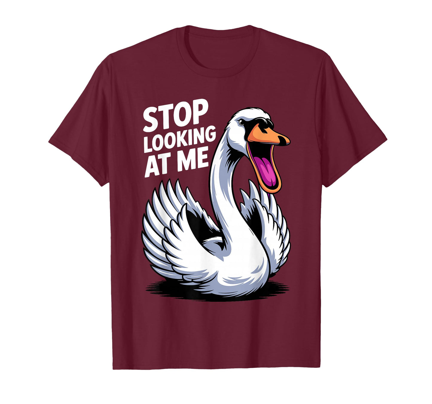 Funny Swan Design for Men Women Toddlers Animal Swan Lover T-Shirt