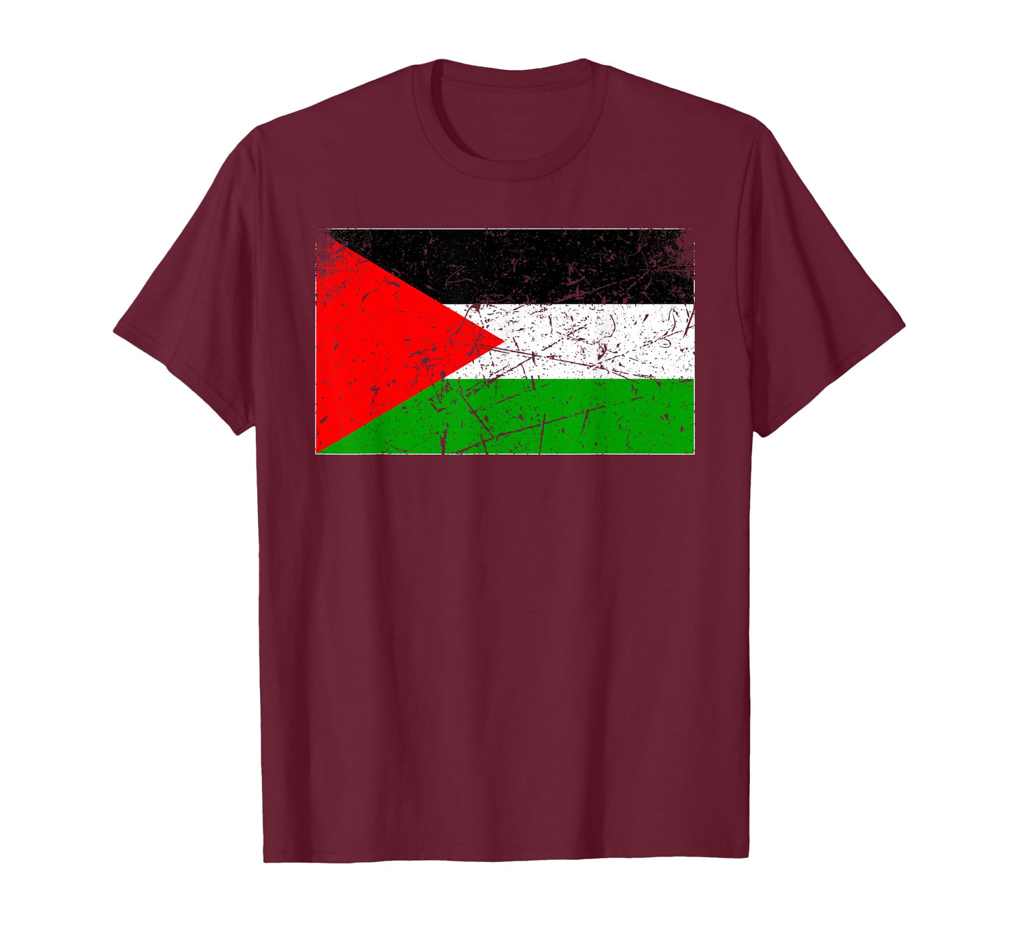 Vintage Palestine Flag For Men Women Kids Boys Girls T-Shirt