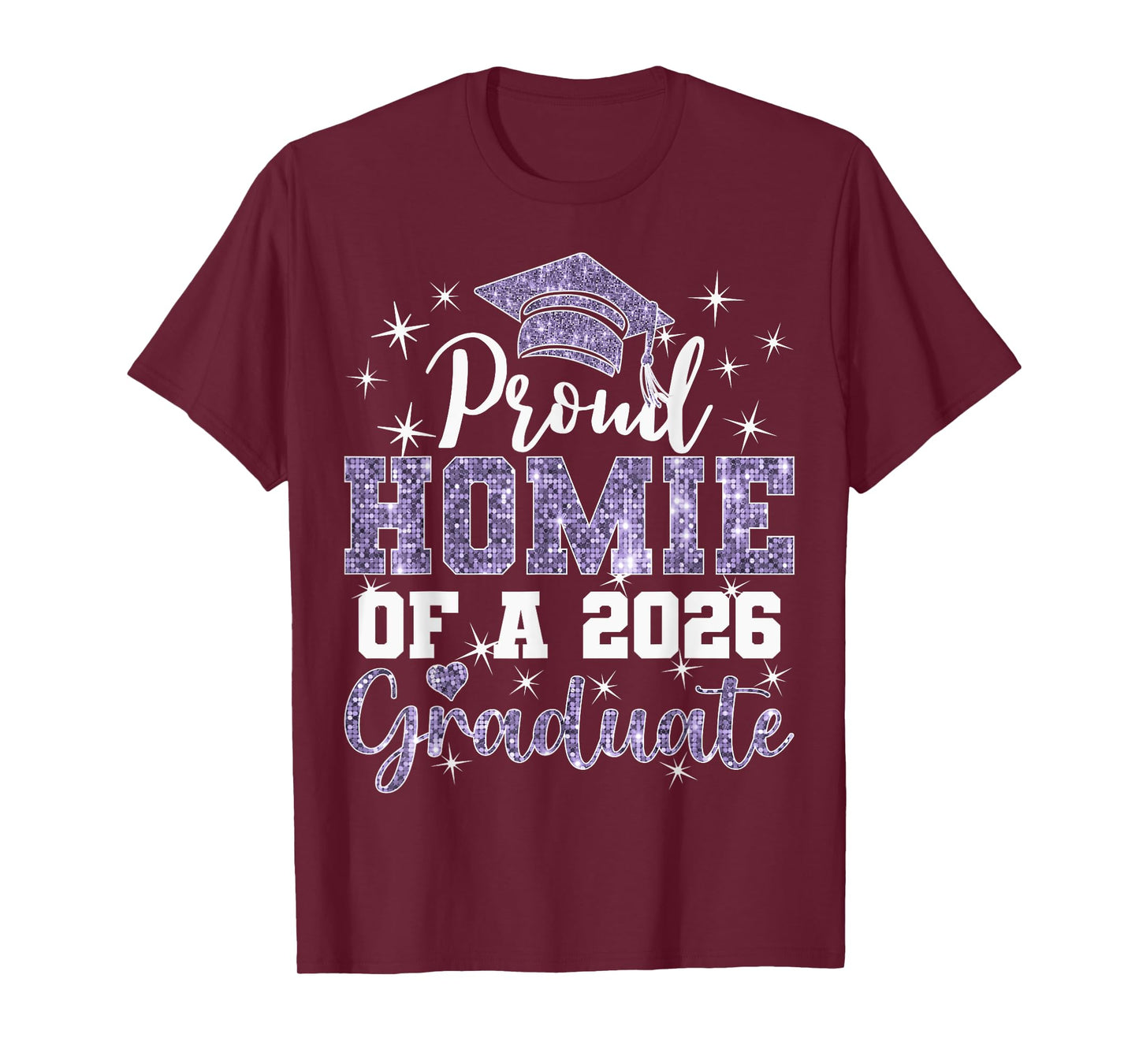 Super Proud Homie of 2026 Graduate Senior Graduation Family T-Shirt