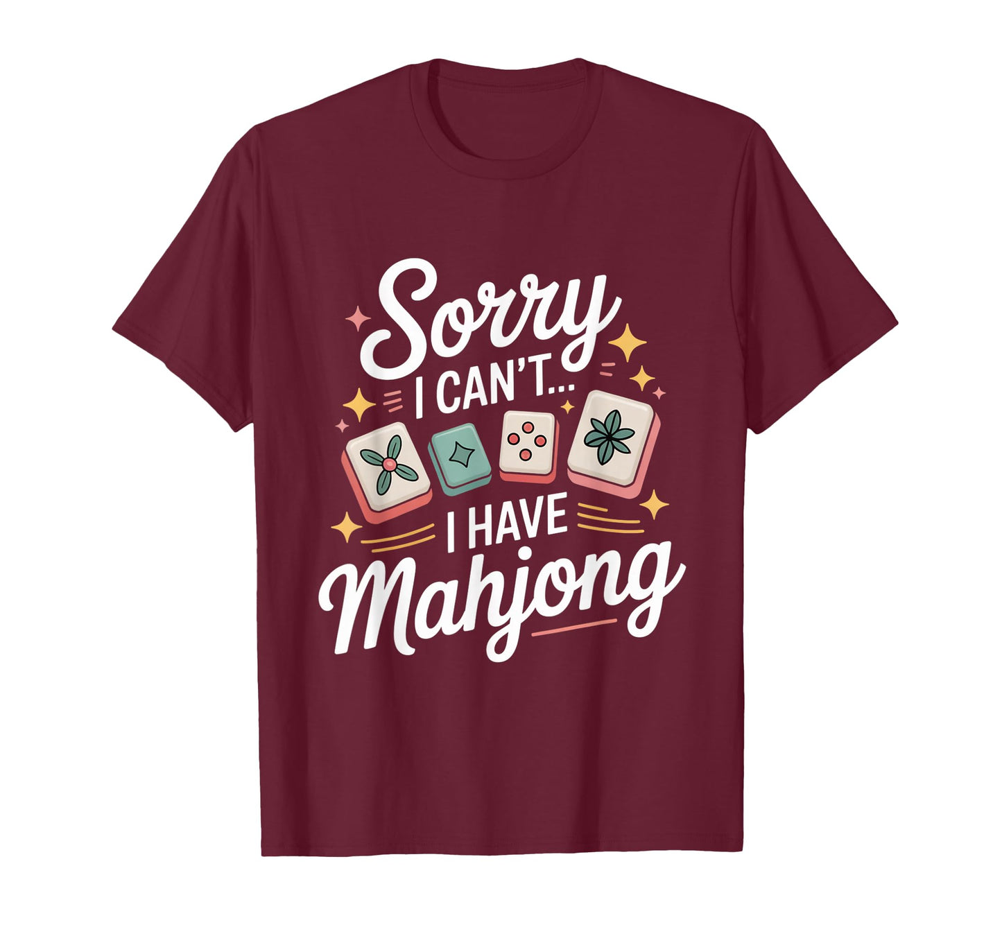 Mah Jongg Tile Set Lover Mahjong Cards Mahjong Player T-Shirt