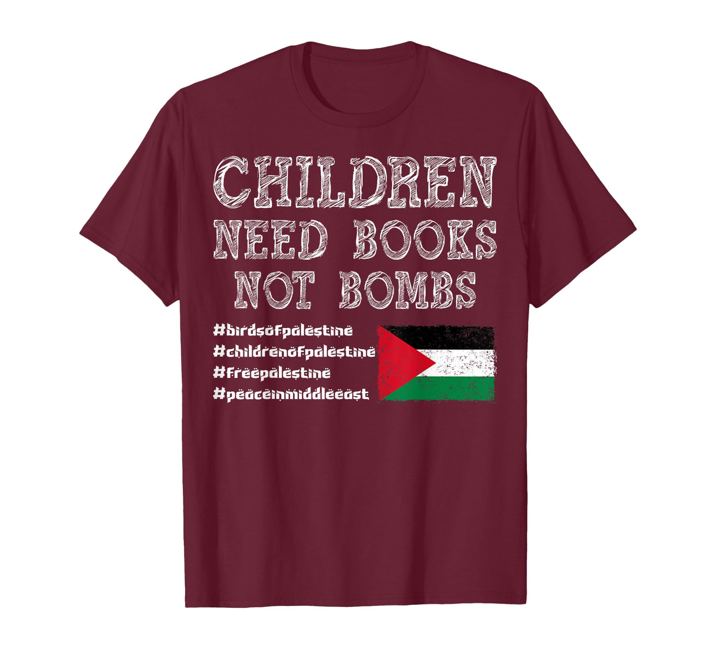 Children of Palestine need books, not bombs T-Shirt