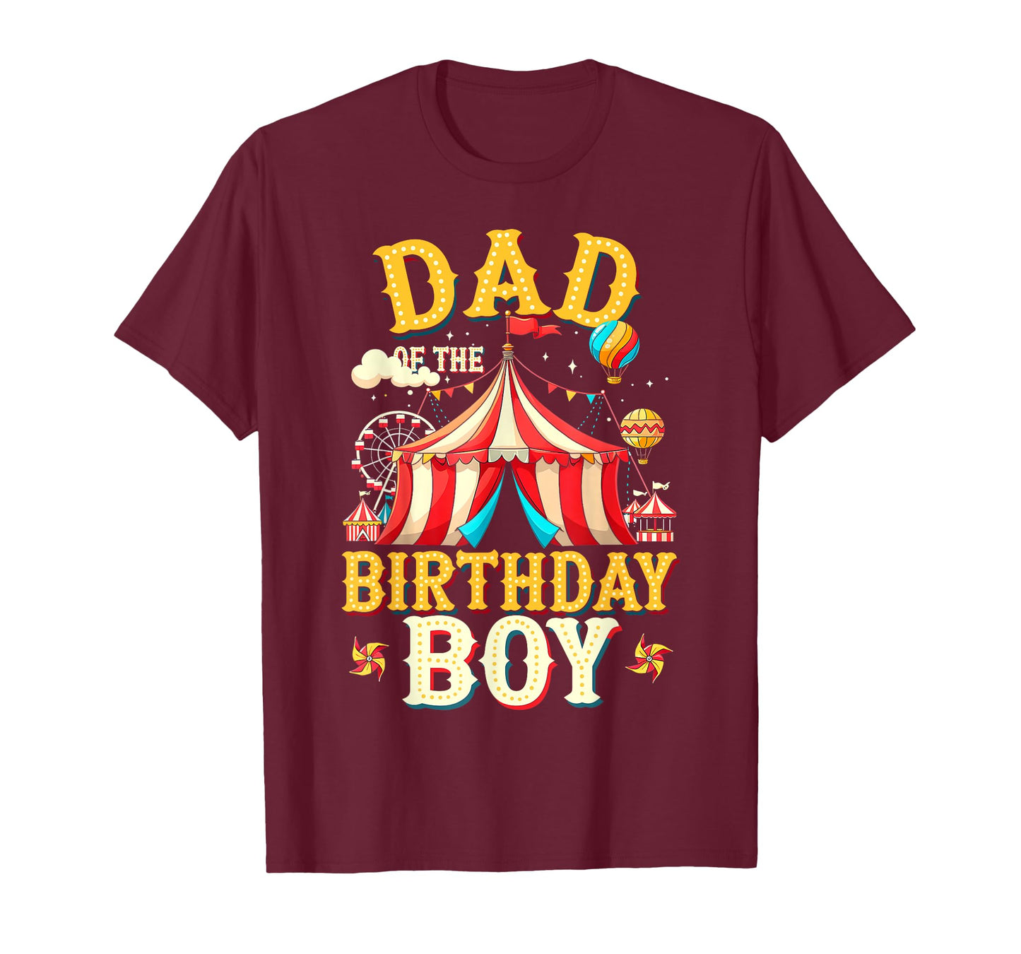 Funny Dad Of The Birthday Boy Carnival Party Family Matching T-Shirt