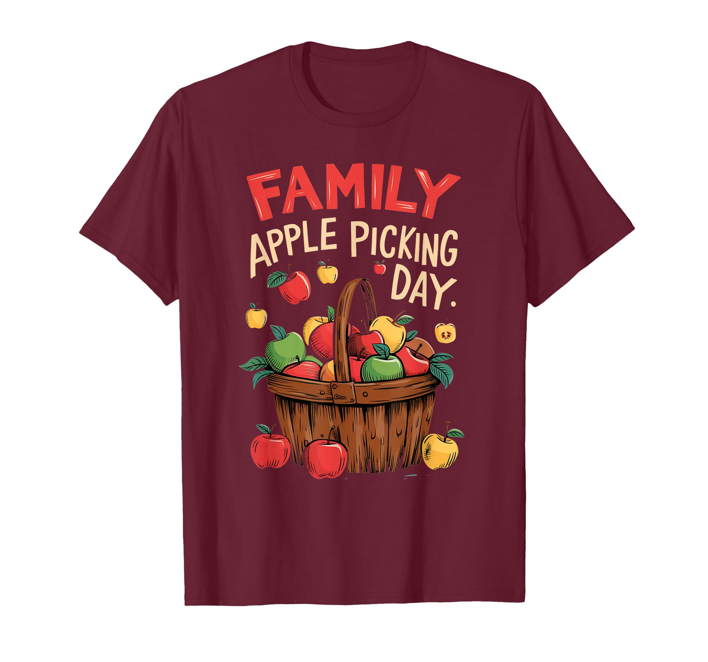 Matching Apple Harvest Fun Family Apple Picking Day T-Shirt