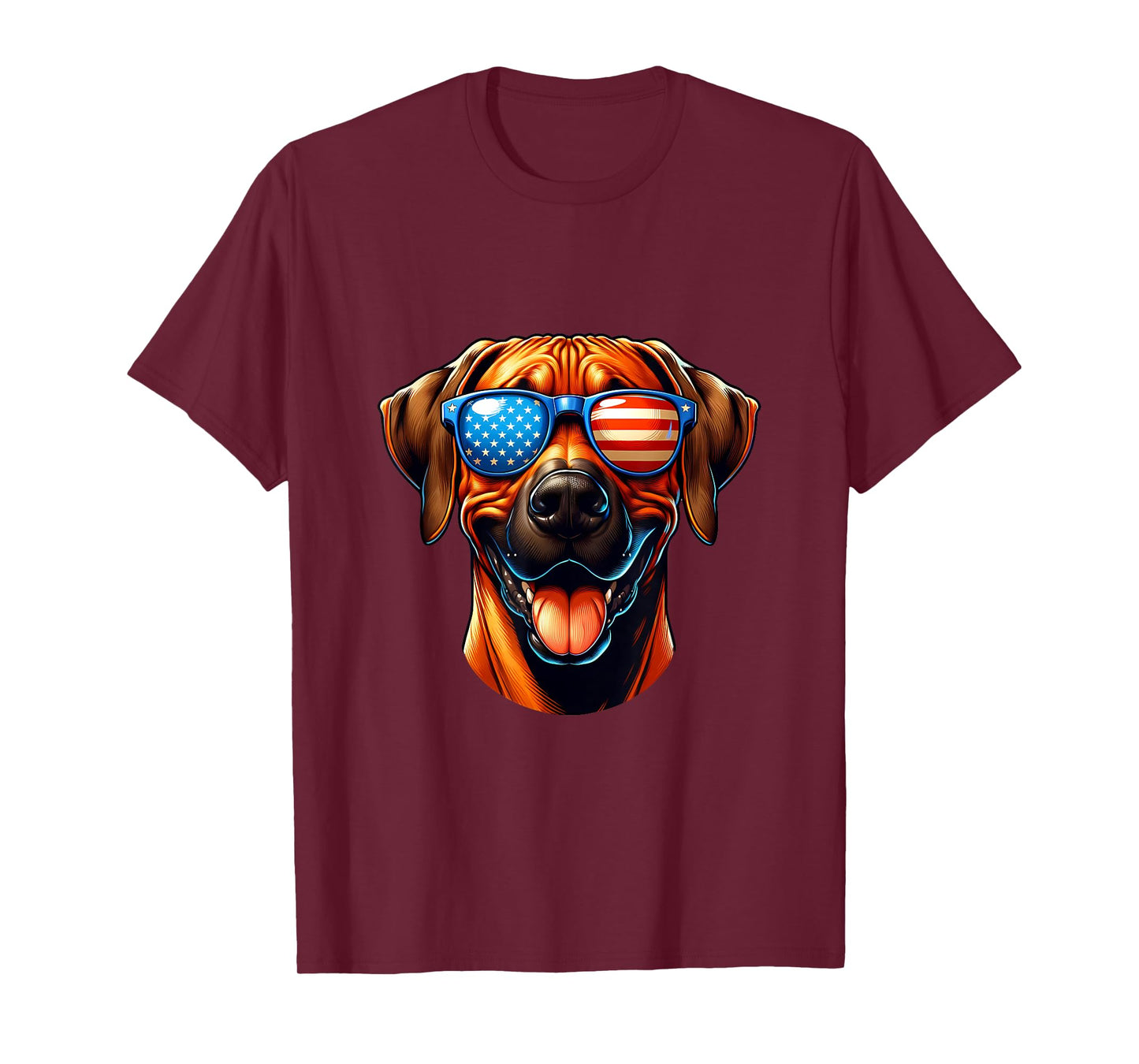 Rhodesian Ridgeback 4th Of July Patriotic Dog Lover American T-Shirt for Women Kids Men