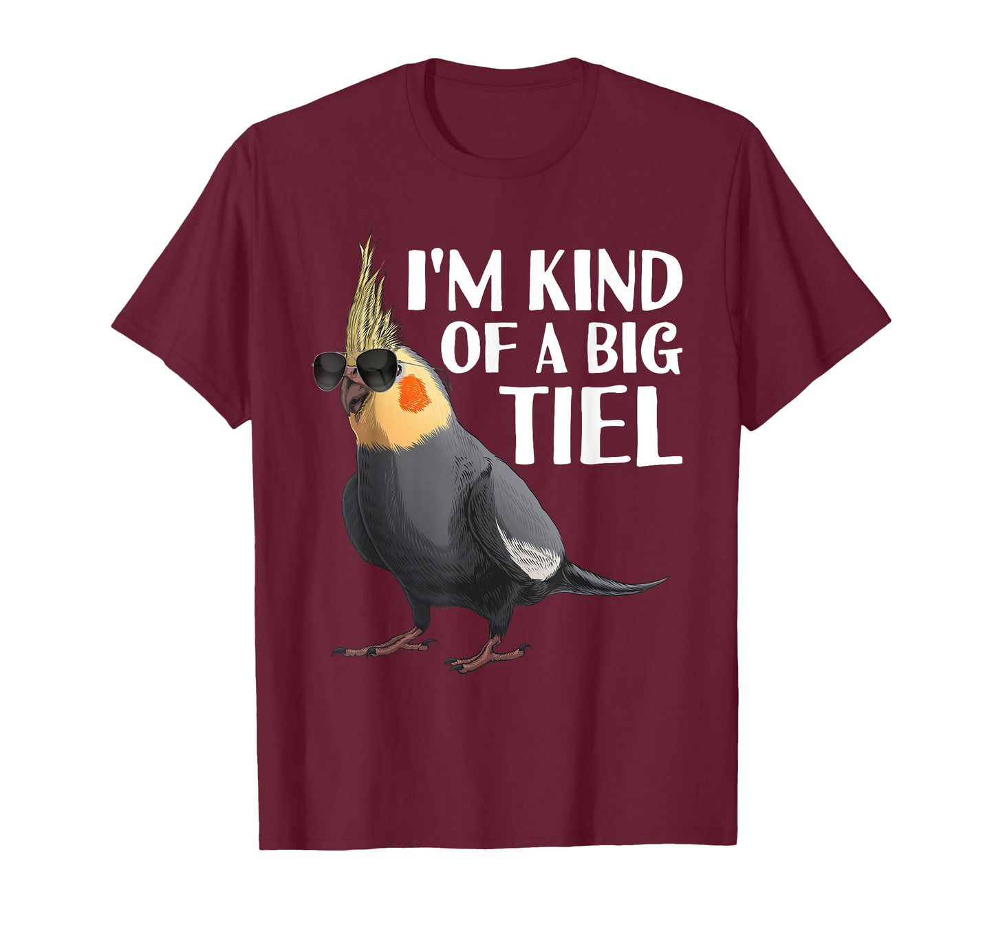 Cool Cockatiel For Men Women Parrot Parakeet Bird Lover Tiel T-Shirt