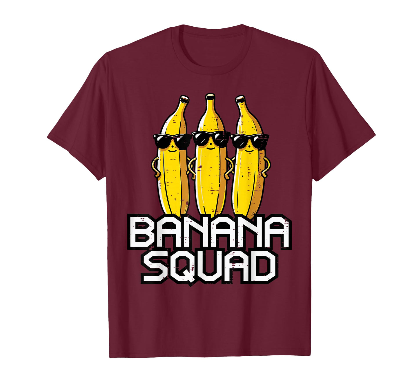 Banana Squad Funny Fruit Team Crew Matching Women Men Kids T-Shirt