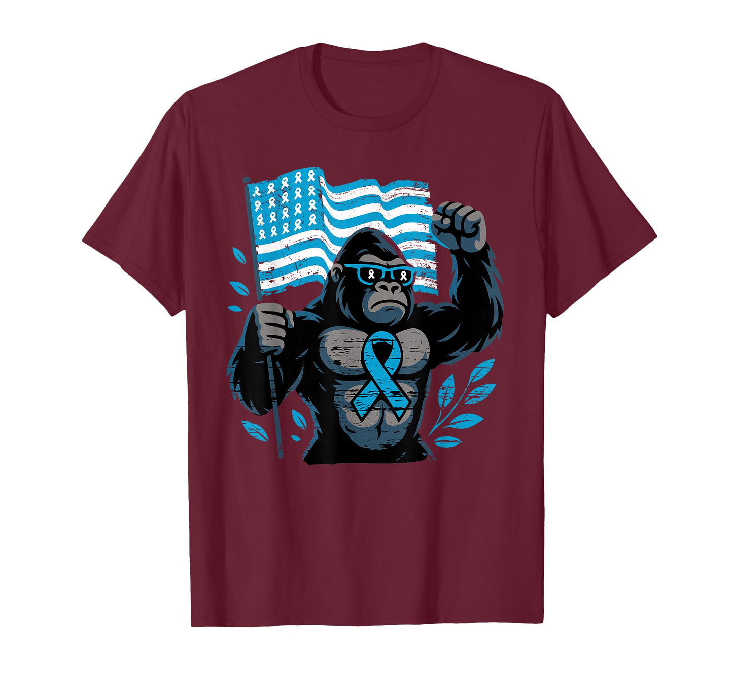 Bigfoot Survivor Prostate Cancer Awareness Warrior for Men T-Shirt