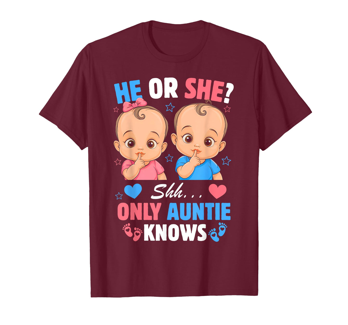 Keeper of the Gender Auntie Gender Reveal Party Family T-Shirt