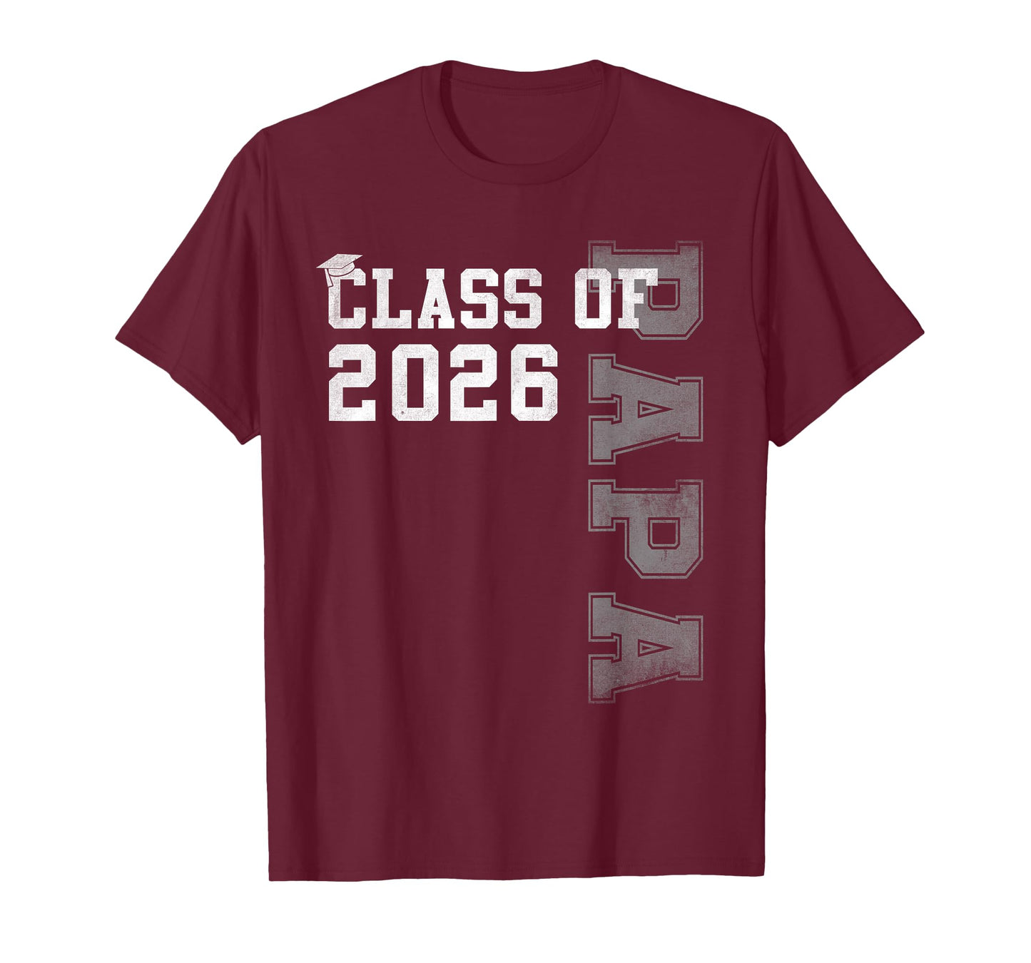 Proud Papa Of A 2026 Graduate Grad Senior Graduation T-Shirt
