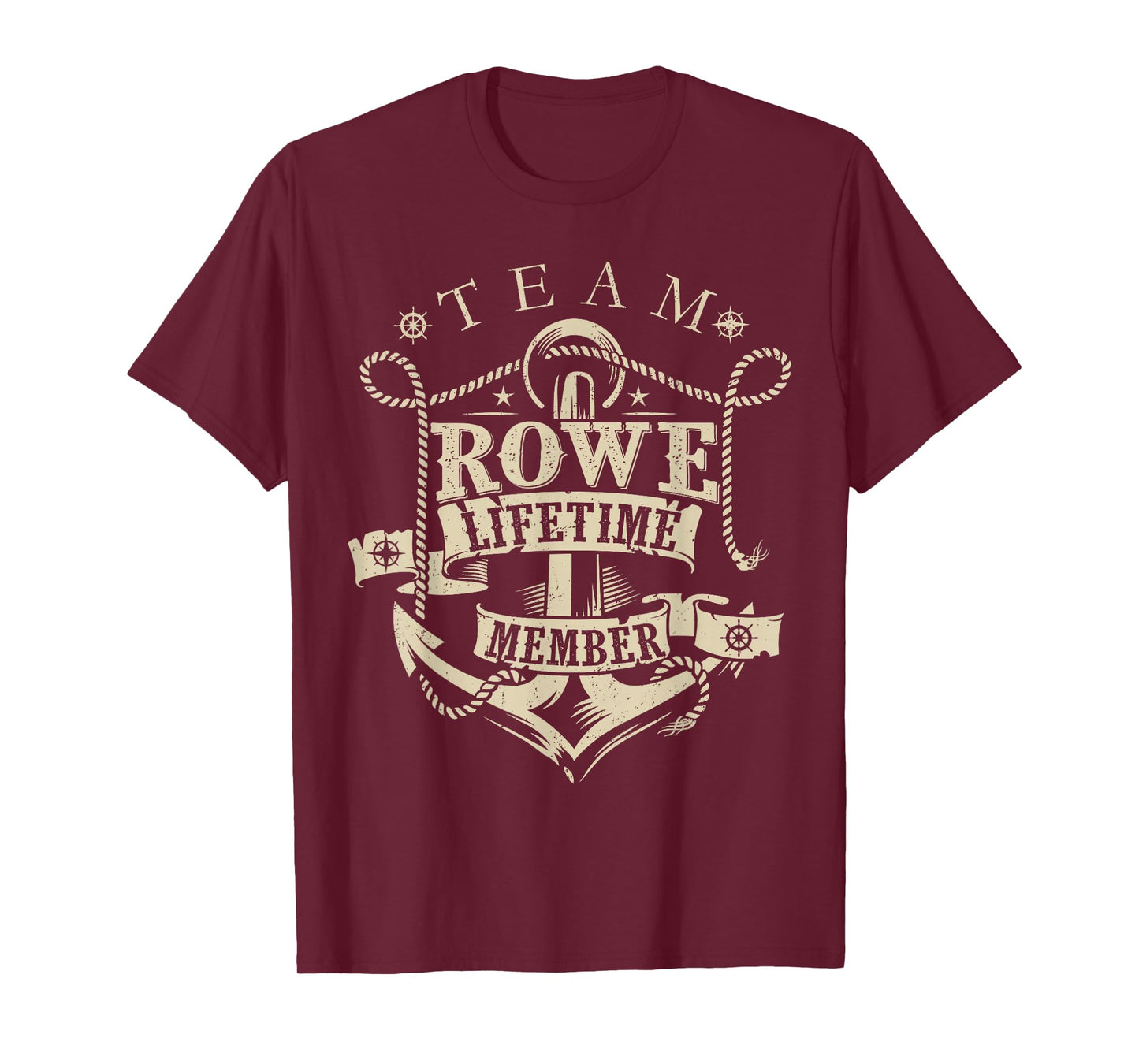 Team ROWE Lifetime Member Vintage ROWE Family Name T-Shirt