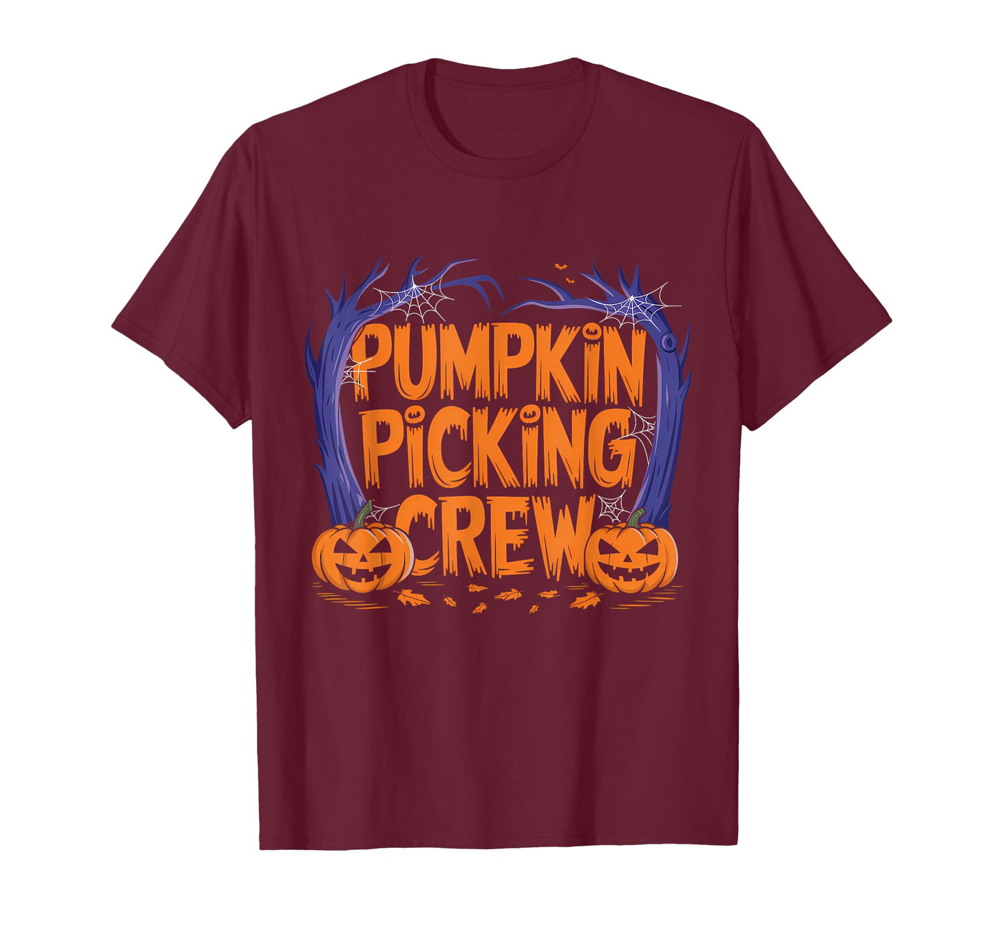 Spooky Pumpkin Picking Crew Matching Family Tee Autumn T-Shirt