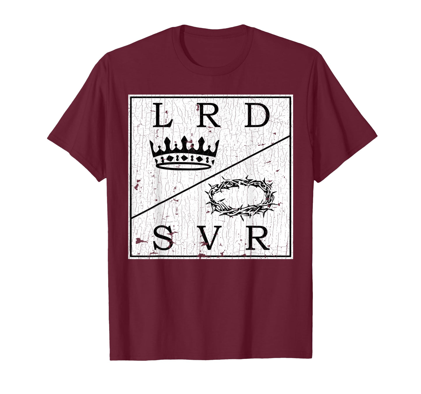 Vintage Retro Jesus Christian Lord & Savior Graphic 4 T-Shirt