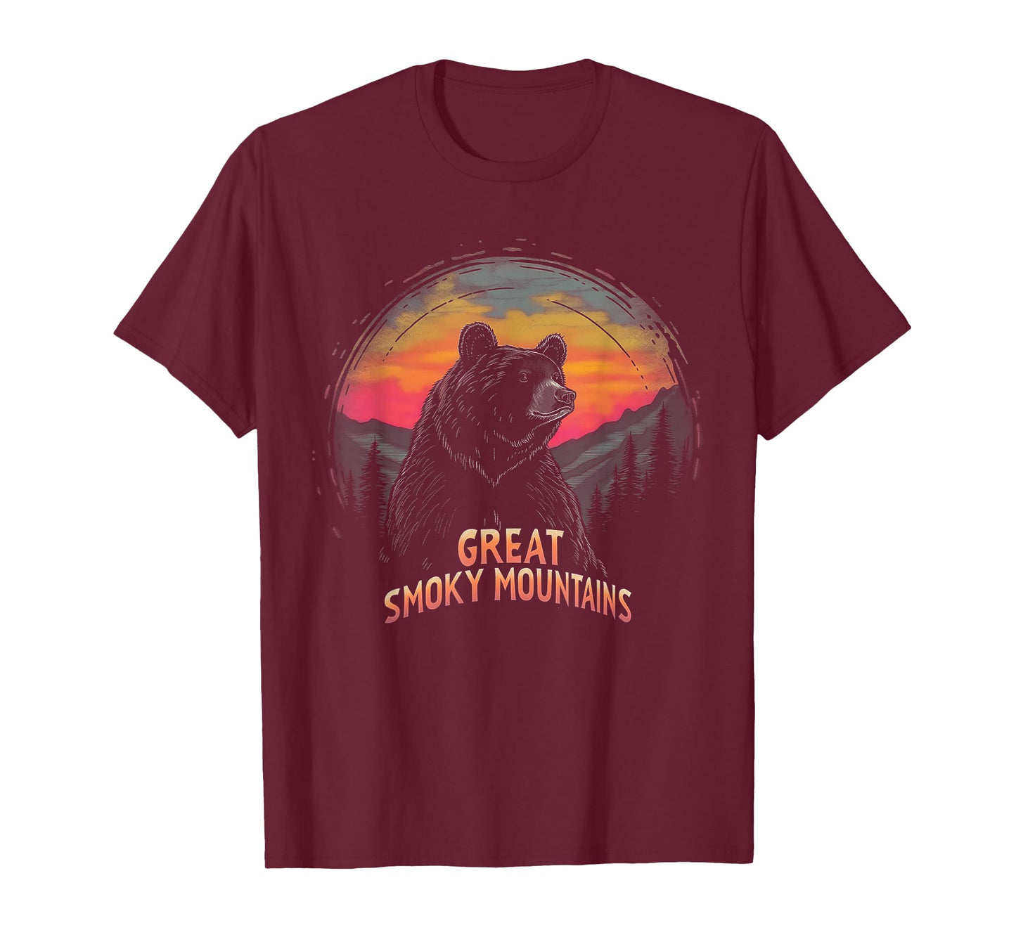 Great Smoky Mountains - US National Park Vintage Men Women T-Shirt