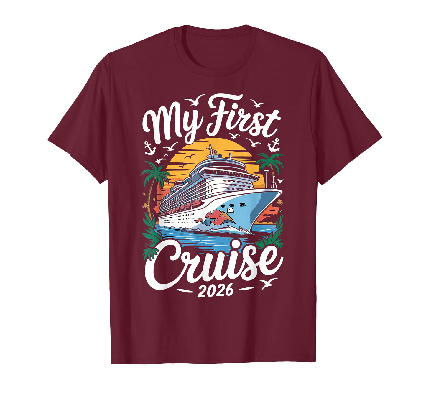 My First Cruise 2026 Family Vacation Trip Ship Matching T-Shirt