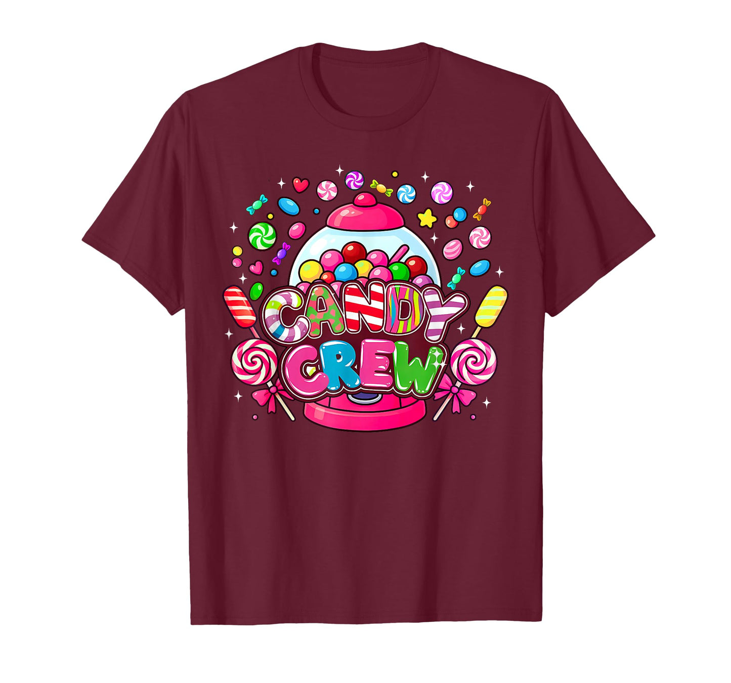 Candy Crew Candy Costume Funny Candy Squad Women Girls T-Shirt