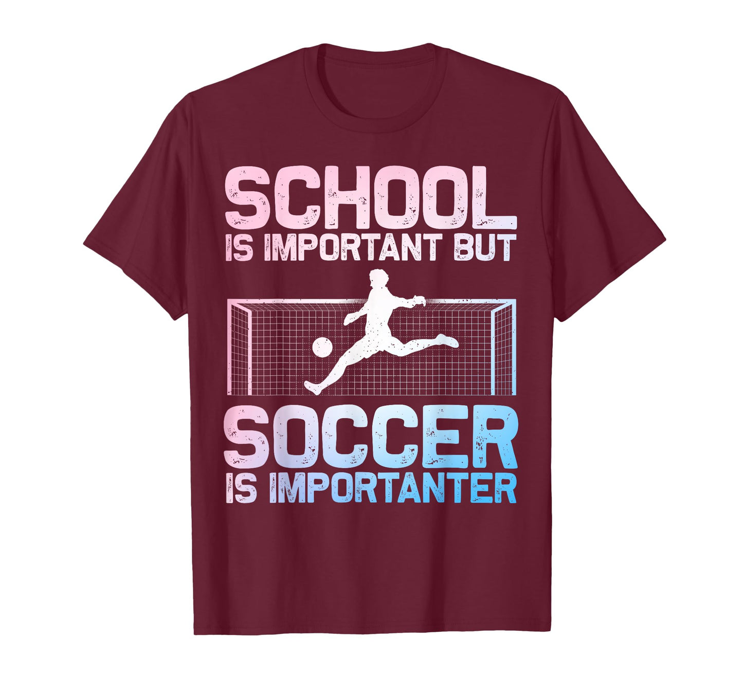 Funny Soccer Art for Boys Girls Men Women Gag Soccer Player T-Shirt