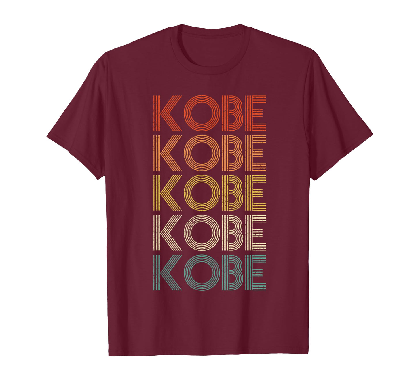 Kobe Tee-Tshirt Gifts Unisex-Adult Retro Kobe Bryant T-Shirt Black Small Short Sleeve T-Shirt