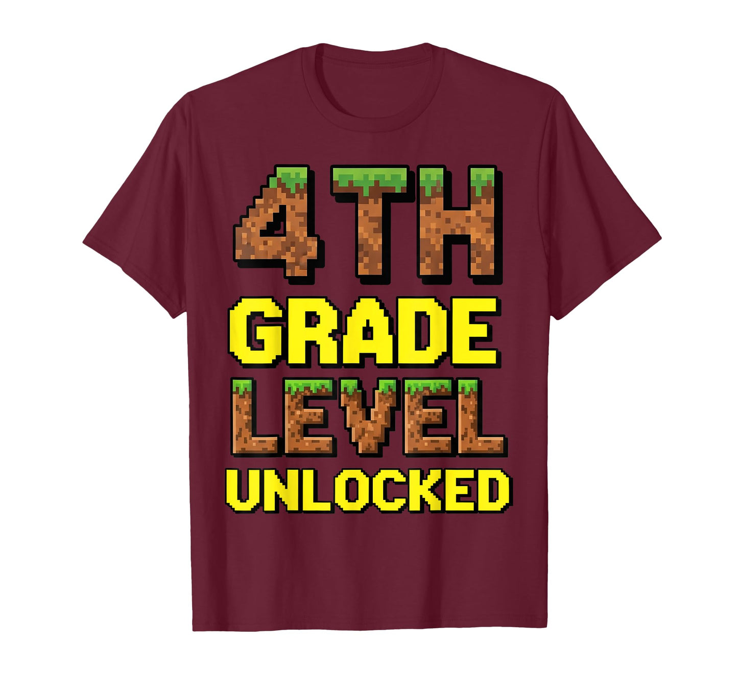 First Day of 4th Grade Level Unlocked Back to School for Boy T-Shirt