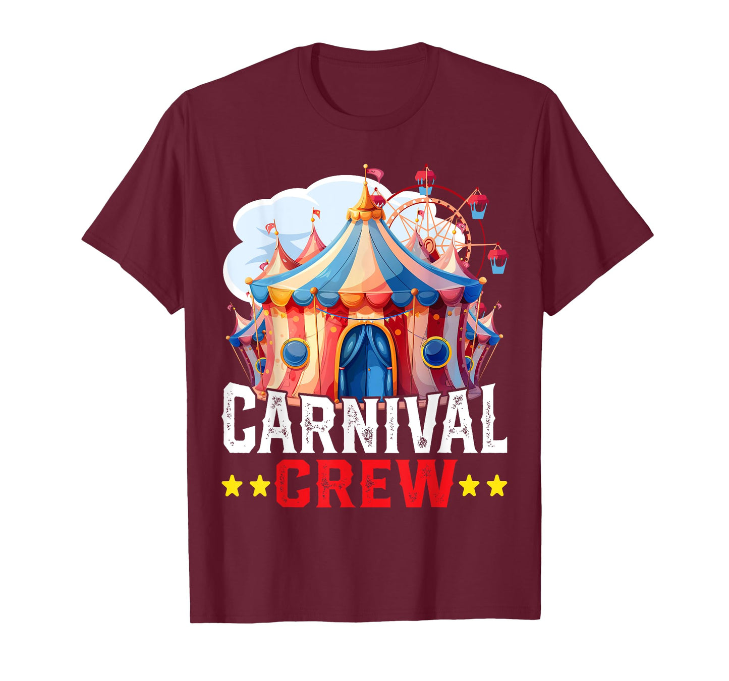 Carnival Crew Funny Circus Staff Costume Circus Theme Party T-Shirt