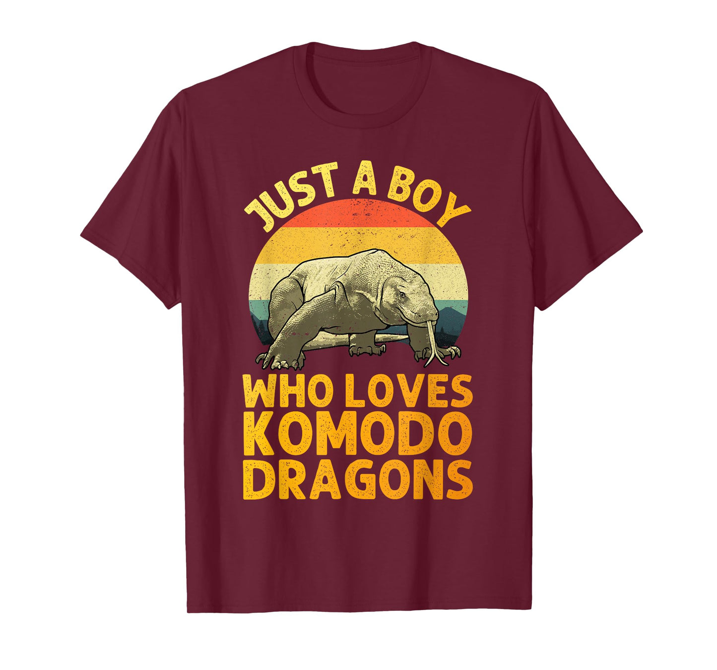 Funny Komodo Dragon Design For Boys Men Komodo Dragon Lovers T-Shirt