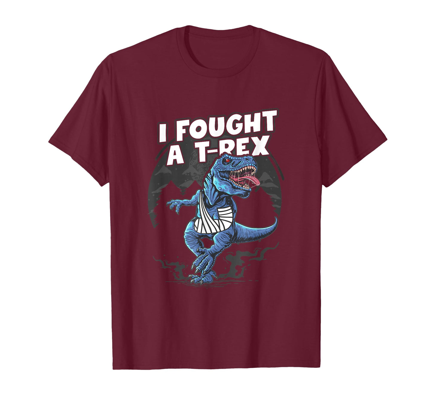 Broken Arm Recovery Boys Dinosaur I Fought A T-Rex Injury T-Shirt