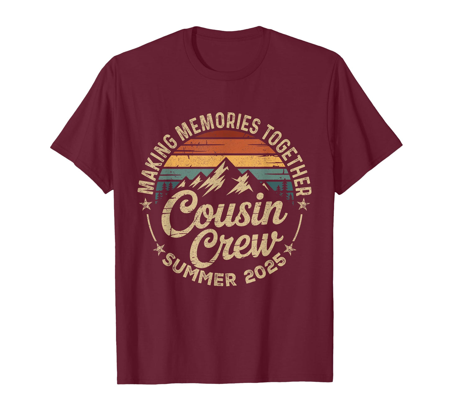 Cousin crew 2025 Summer Vacation Beach Family Trips Matching T-Shirt