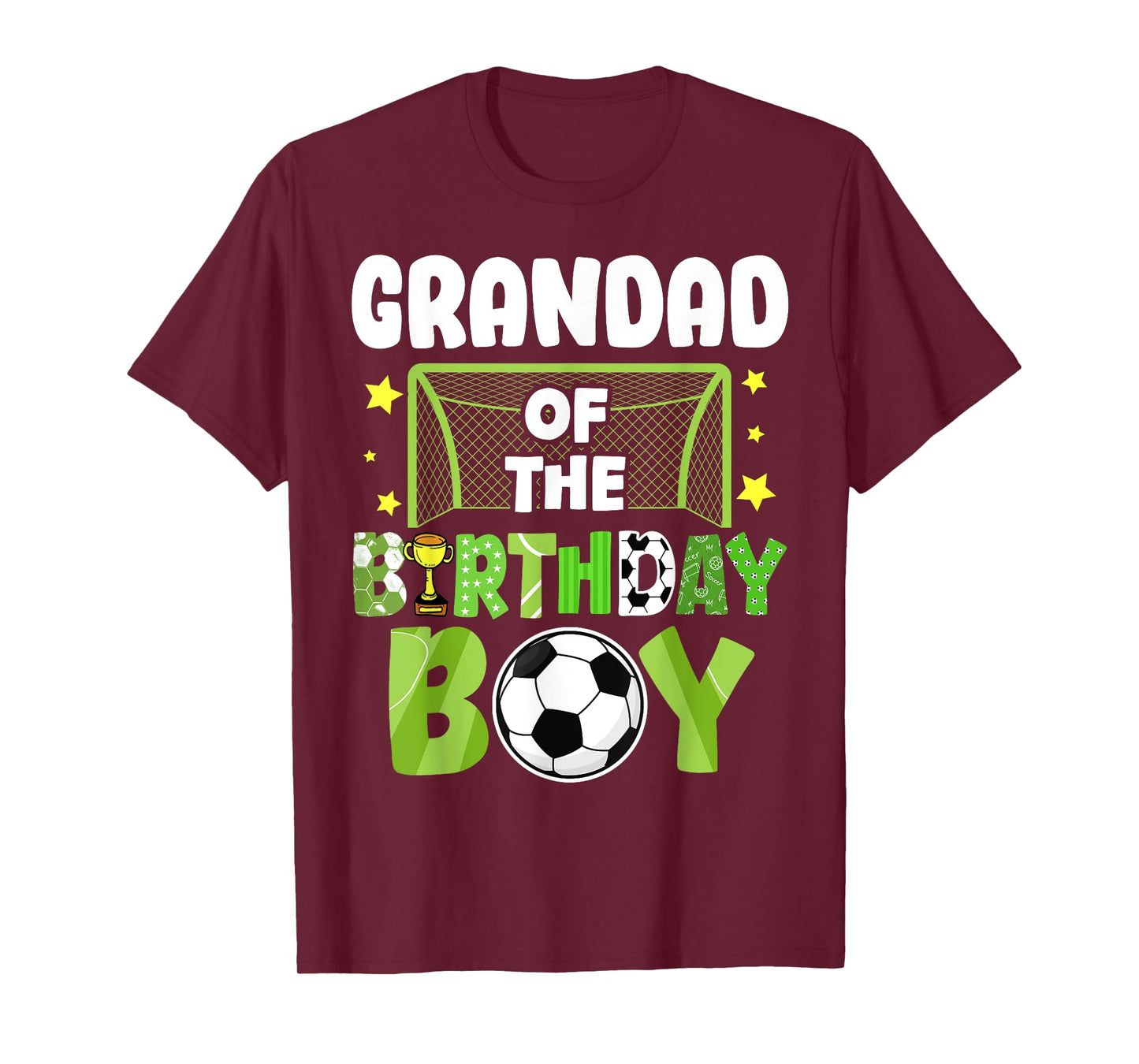 Soccer Grandad Birthday Boy Party Soccer Family Matching T-Shirt