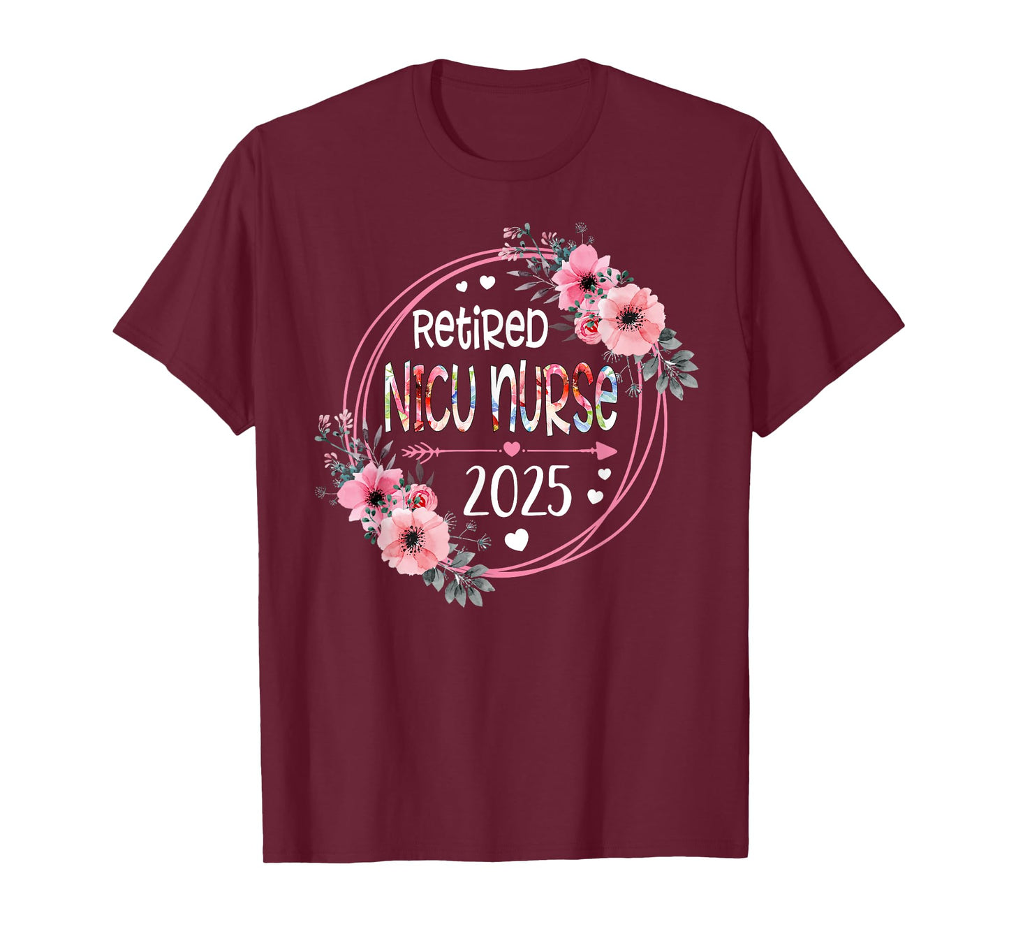 Retired NICU Nurse Est 2025 Retirement ER ICU NICU RN Nurses T-Shirt