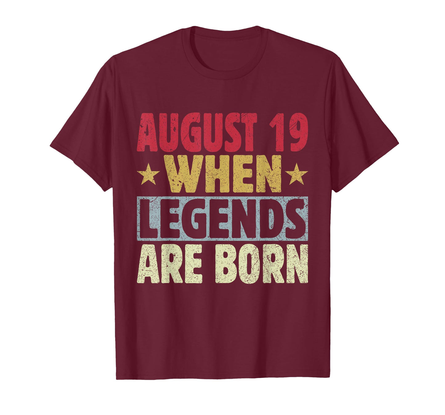 2024 19th Of August Birthday - August 19 Birthday T-Shirt