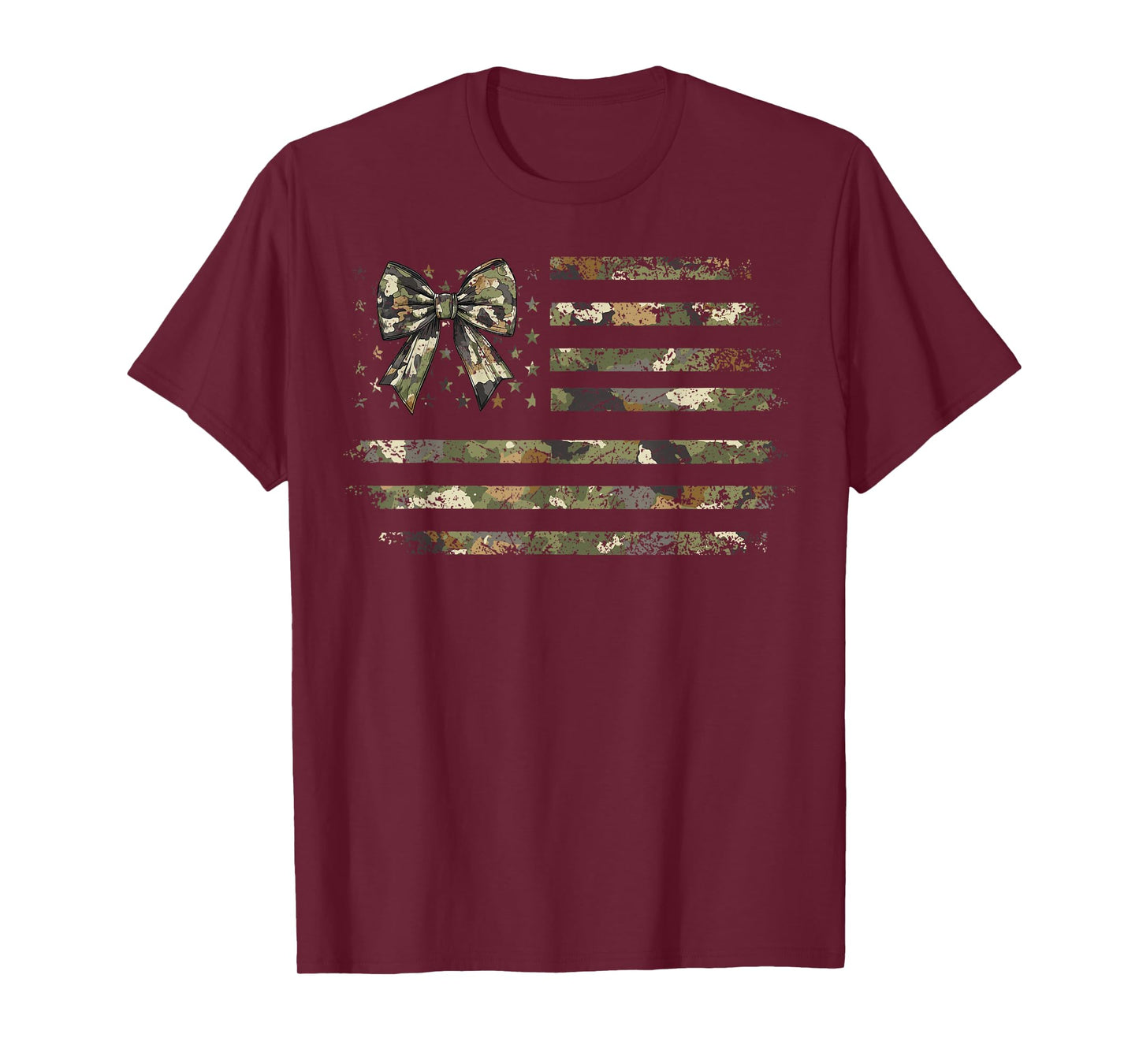 Camo Coquette Women Girls Matching Hunting Family T-Shirt