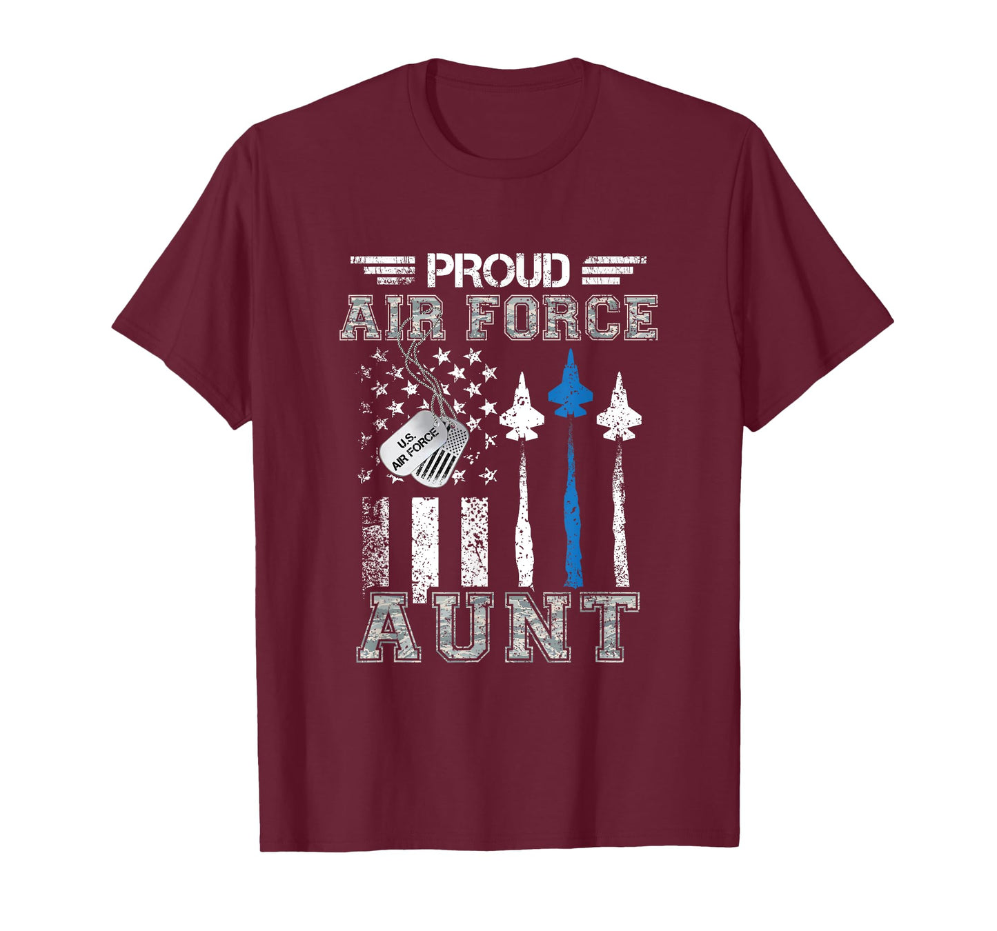 Proud Air Force Aunt US Air Force Graduation Aunt Gifts T-Shirt