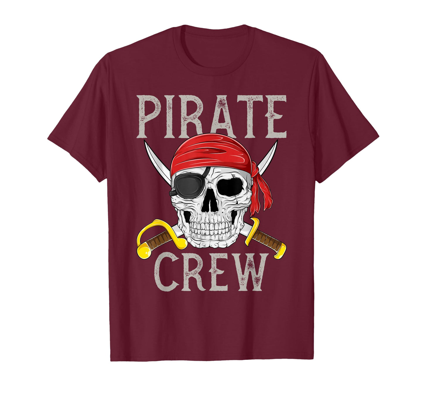 Pirate Crew Jolly Roger Flag Skull Family Matching Pirates T-Shirt