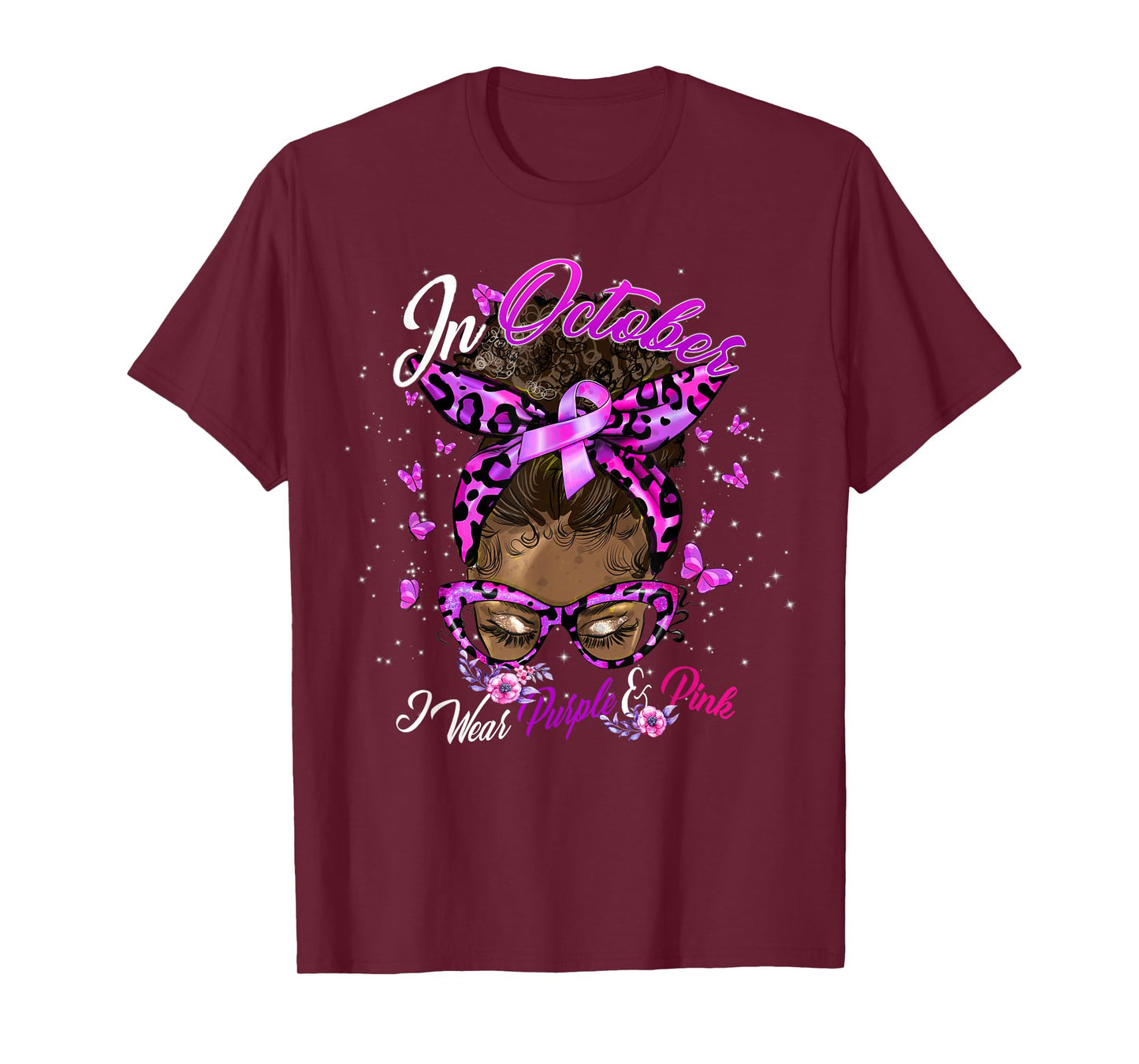 October Domestic Violence & Breast Cancer Awareness T-Shirt