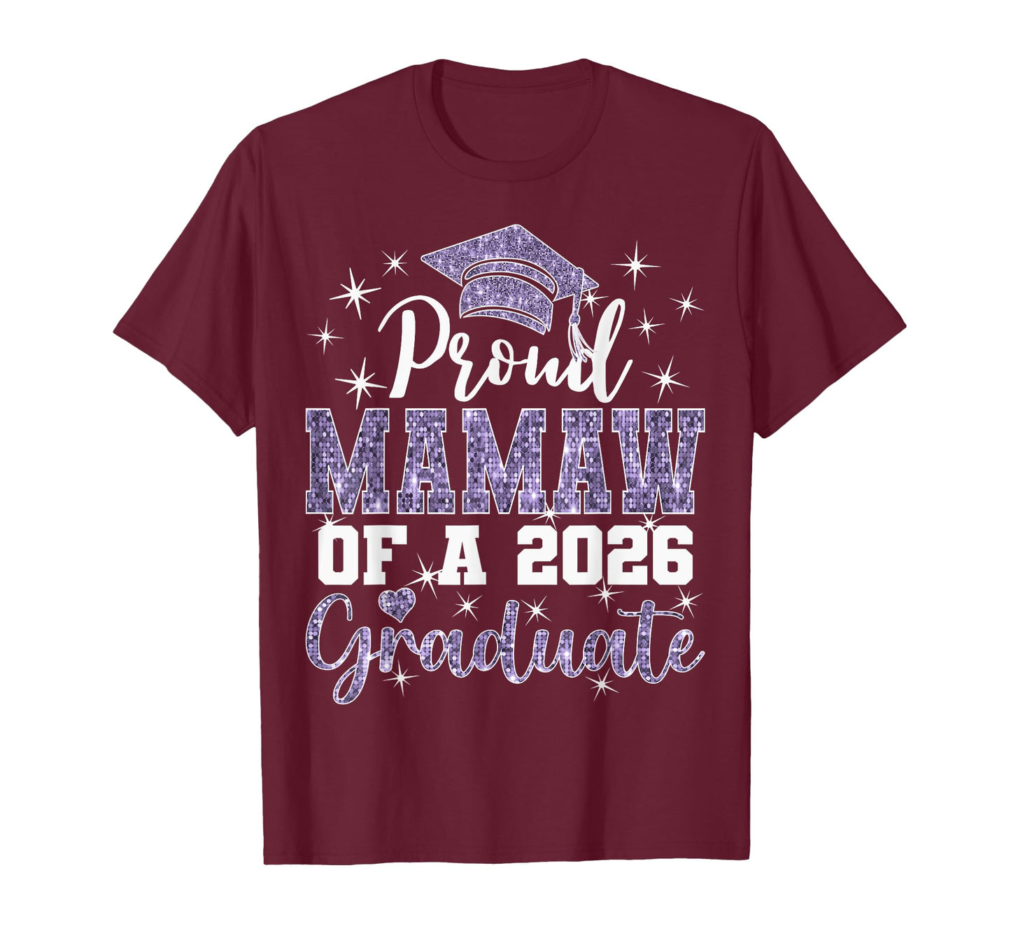 Super Proud Mamaw of 2026 Graduate Senior Graduation Family T-Shirt