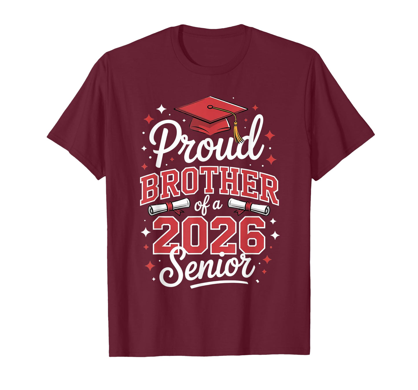 Senior 2026 Proud Brother of a 2026 Senior Graduate T-Shirt