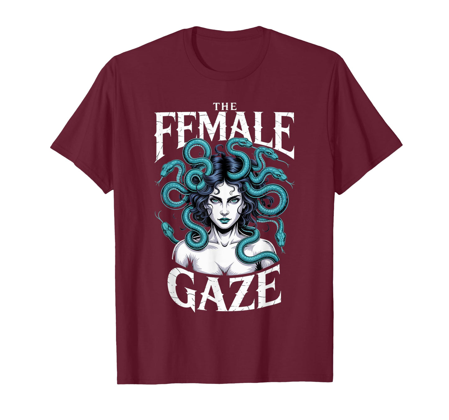The Female Gaze Greek Mythology Goddess Female Medusa T-Shirt